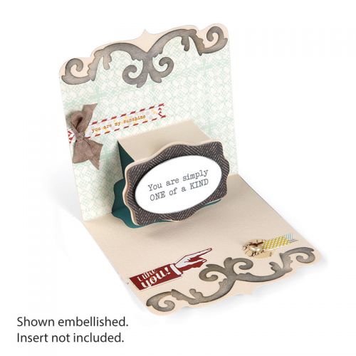 Sizzix Pop 'n Cuts Base Square Card with Ornate Edge by Karen Burniston (658378)