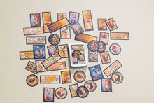 Load image into Gallery viewer, Autumn Stamps Sticker Tin Box