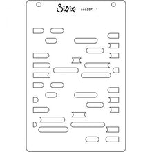 Load image into Gallery viewer, Sizzix A6 Layered Stencil Downtown (666587)