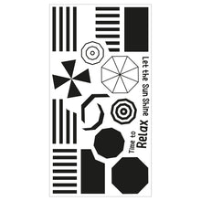 Load image into Gallery viewer, Sizzix Clear Stamps Set 16PK - Beach Blankets & Brellas by Catherine Pooler (666655)