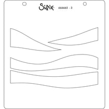 Load image into Gallery viewer, Sizzix Layered Stencil Sea Scape (666665)