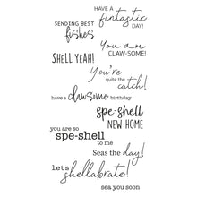 Load image into Gallery viewer, Sizzix Clear Stamp Set Seas the Day (666668)