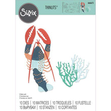 Load image into Gallery viewer, Sizzix Thinlits Die Set Ocean Critters (666673)