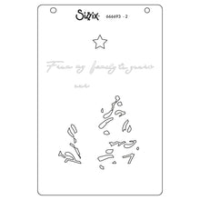 Load image into Gallery viewer, Sizzix A6 Layered Stencils 4PK Cosmopolitan Christmas Happy Holidays By Stacey Parke