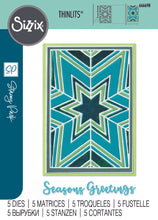 Load image into Gallery viewer, Sizzix Thinlits Die Set Cosmopolitan Christmas Star Bright By Stacey Park