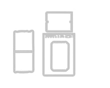 Load image into Gallery viewer, Sizzix A5 Clear Stamps 17PK w/4PK Framelits Die - Forever Journal Essentials by 49 and Market (666705)