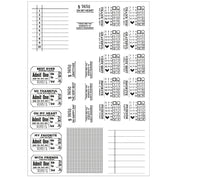 Load image into Gallery viewer, Sizzix A5 Clear Stamps 17PK w/4PK Framelits Die - Forever Journal Essentials by 49 and Market (666705)