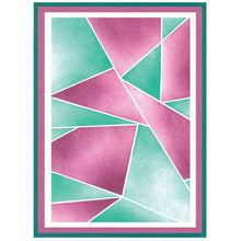 Load image into Gallery viewer, Sizzix A6 Stencil 2PK - Cosmopolitan, Down the Line #2 by Stacey Park (666748)