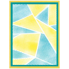 Load image into Gallery viewer, Sizzix A6 Stencil 2PK - Cosmopolitan, Down the Line #2 by Stacey Park (666748)