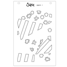 Load image into Gallery viewer, Sizzix A6 Stencil 4PK - Fragmented Floral #2 by Stacey Park (666819)