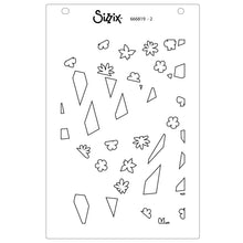 Load image into Gallery viewer, Sizzix A6 Stencil 4PK - Fragmented Floral #2 by Stacey Park (666819)
