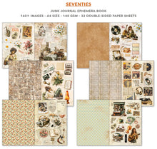Load image into Gallery viewer, Ciao Bella Seventies Junk Journal & Ephemera Book A4 32/Pkg (CBB027)