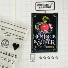 Load image into Gallery viewer, Book Tracker 3"x4" Clear Stamp (Audiobook, Ebook, TBR)