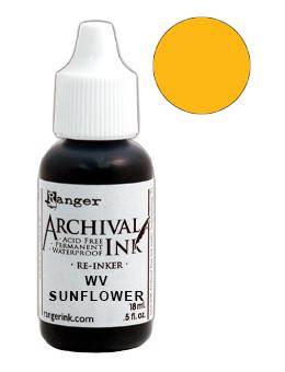 Wendy Vecchi Archival Ink™ Pad Re-Inker Sunflower (ARD49036)