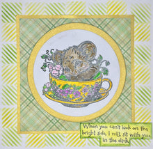 Load image into Gallery viewer, IndigoBlu A6 Red Rubber Stamp Adorable Dormouse