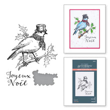 Load image into Gallery viewer, Spellbinders Paper Arts BetterPress Letterpress Press Plate & Die Set Joyeux Noel (BP-055)