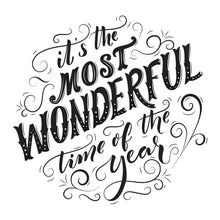 Load image into Gallery viewer, Spellbinders Paper Arts BetterPress Letterpress Press Plates Most Wonderful Time (BP-066)