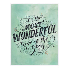 Load image into Gallery viewer, Spellbinders Paper Arts BetterPress Letterpress Press Plates Most Wonderful Time (BP-066)