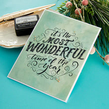 Load image into Gallery viewer, Spellbinders Paper Arts BetterPress Letterpress Press Plates Most Wonderful Time (BP-066)