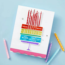 Load image into Gallery viewer, Spellbinders BetterPress Society April 2024 Plate Birthday Layer Cake (BPR-007)
