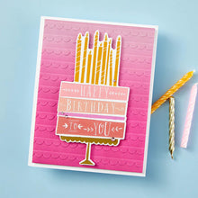 Load image into Gallery viewer, Spellbinders BetterPress Society April 2024 Plate Birthday Layer Cake (BPR-007)