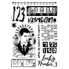Load image into Gallery viewer, Sizzix Studio Clear Stamps Set 11PK w/3PK Stencils - Strength in Numbers by Cat Kerr (666)852