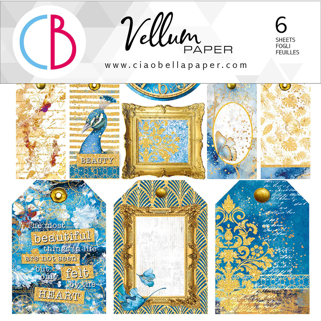 Ciao Bella Indigo Vellum Paper (CBVQ-002)