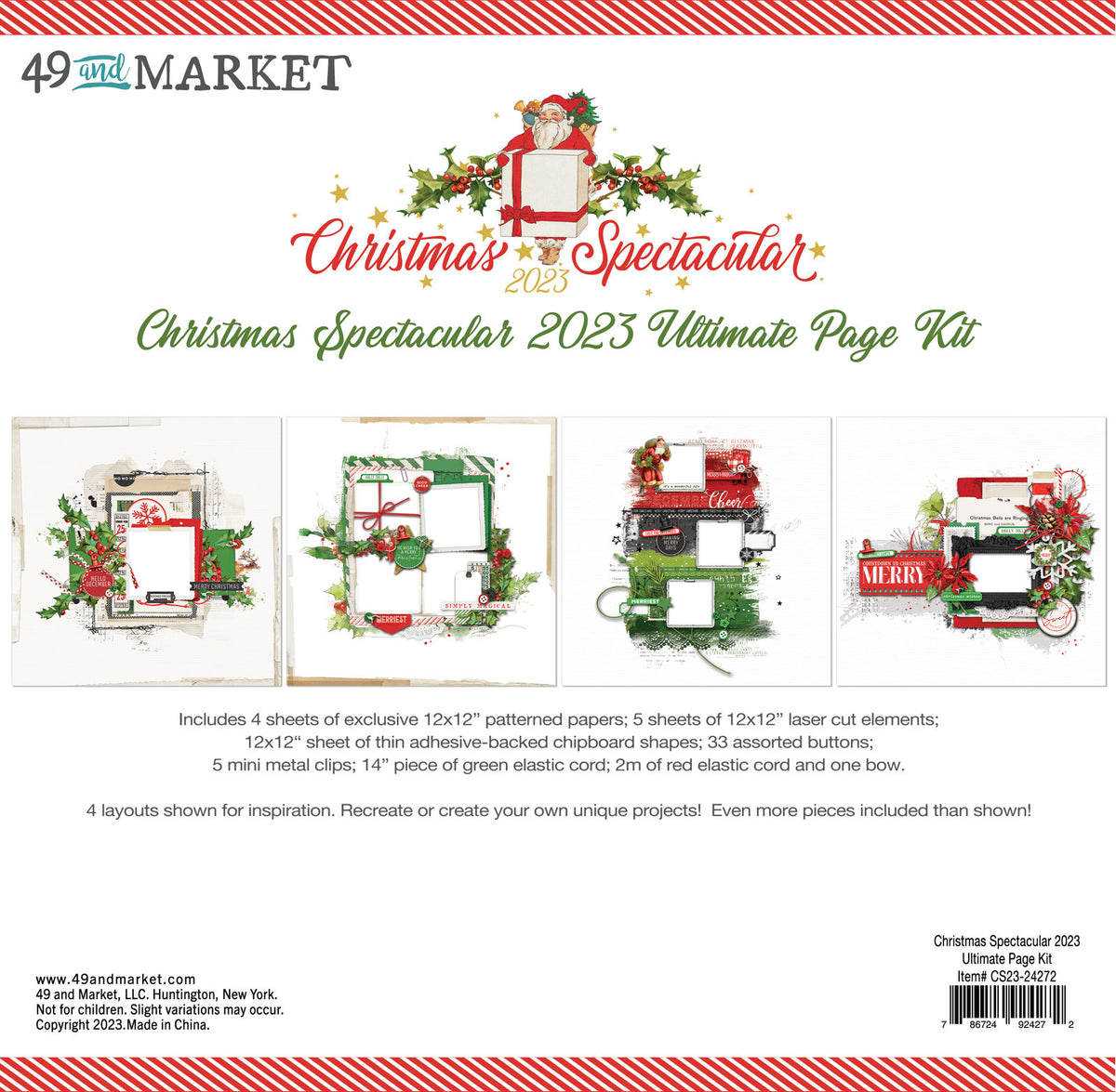 49 & Market Christmas Spectacular 12x12 Collection Pack – Layle By Mail