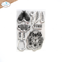 Load image into Gallery viewer, Elizabeth Craft Designs Art Journal Specials Back in Time Collection Clear Stamp Set Back in Time (CS304)