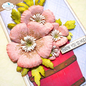 Elizabeth Craft Designs Seasonal Classics Flower Centers Clear Stamp Set (CS330)