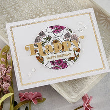 Load image into Gallery viewer, Spellbinders Paper Arts Stamp Set Clear Stamp of the Month February 2021 Trefoil Florals &amp; Sentiments (CSOM-FEB21)
