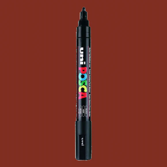 Posca Paint Marker 1.8-2.5mm Bullet Shaped Cacao Brown PC-5M