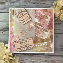 Load image into Gallery viewer, Creative Expressions Clear Stamp Set Au Bon Marche designed by Taylor Made Journals (CEC1053)