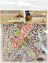 Load image into Gallery viewer, 49 and Market - Nostalgic Memories Chipboard Set (DNM-33991)