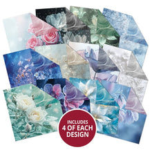 Load image into Gallery viewer, Hunkydory Duo Design Paper Pad Frosted Flowers & Winter Breeze (DDPP164)