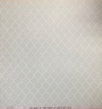 Load image into Gallery viewer, Kaisercraft Sage & Grace Collection 12x12 Scrapbook Paper Mint (P2314)