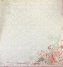 Load image into Gallery viewer, Kaisercraft Sage & Grace Collection 12x12 Scrapbook Paper Shabby Chic (P2308)