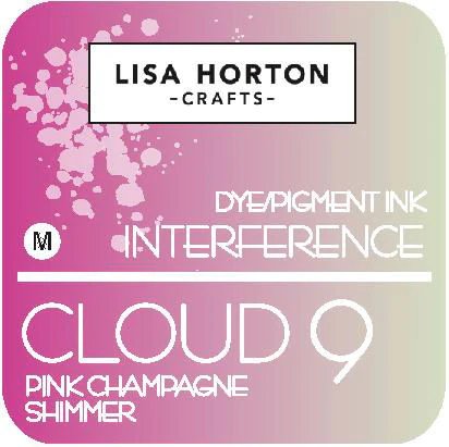 Lisa Horton Crafts Cloud 9 Interference Dye/Pigment Ink Pink Champagne Shimmer