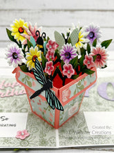 Load image into Gallery viewer, Karen Burniston Craft Die Set Flower Pot Pop Up (1010)
