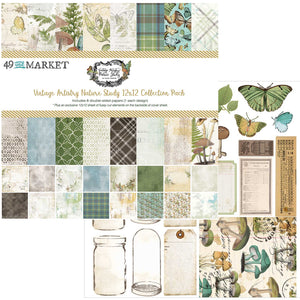 49 and Market Vintage Artistry Nature Study Collection 12x12 Collection Pack (NS-41657)