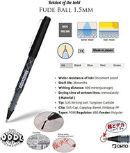 Load image into Gallery viewer, Ohto Fude Ball Pen 1.5mm Black