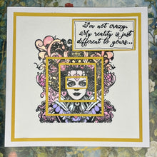 Load image into Gallery viewer, IndigoBlu A6 Red Rubber Stamp Queen of Hearts