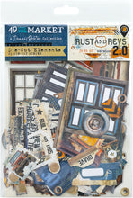 Load image into Gallery viewer, 49 and Market Rust & Revs 2.0 Die Cut Elements (RR2-31546)