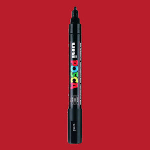 Posca Paint Marker 1.8-2.5mm Bullet Shaped Ruby Red PC-5M