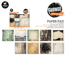 Load image into Gallery viewer, Studio Light Grunge Collection 8x8 Grunge Inventions Paper Pad (SL-GR-PP110)