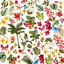 Load image into Gallery viewer, 49 and Market Vintage Artistry Sunburst Collection Tropical Foliage Laser Cut Elements (SUN-24715)
