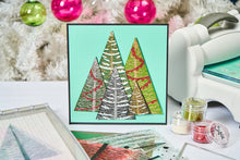 Load image into Gallery viewer, Sizzix A5 Clear Stamps Set W/Stencil Cosmopolitan Christmas Merry And Light By SP