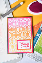 Load image into Gallery viewer, Sizzix A5 Stencil Cosmopolitan Golden Rings By Stacey Park