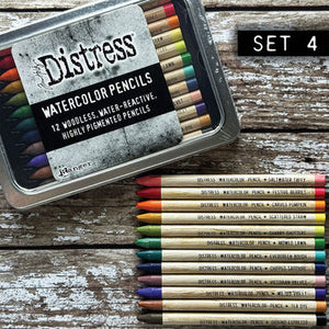 Tim Holtz Distress Watercolor Pencils Set 4 (TDH83580)
