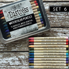 Load image into Gallery viewer, Tim Holtz Distress Watercolor Pencils Set 6 (TDH83603)
